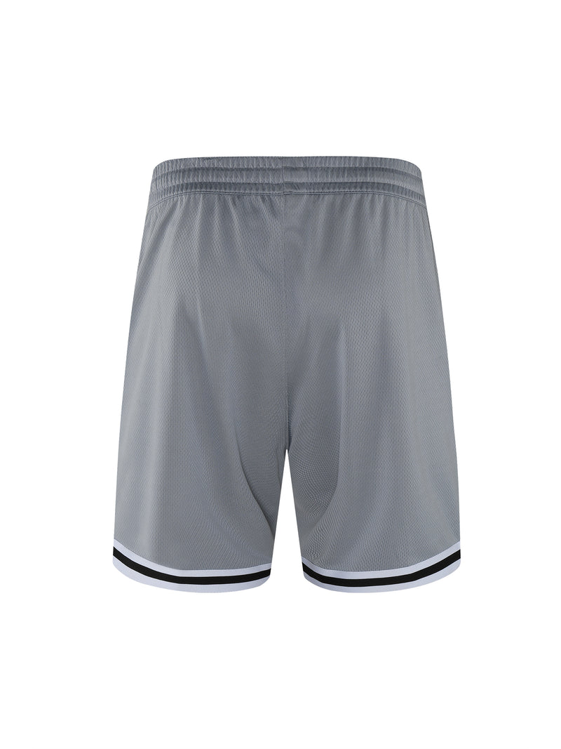Classic Stripe Trim Basketball Shorts